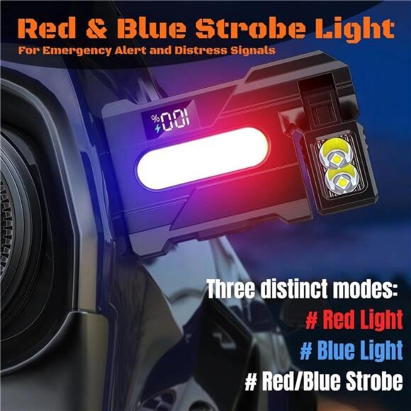 G5 Mini EDC Flashlight Kit 500 Lumens, 4-in-1 Tactical Flashlight Rechargeable - Picture 7 of 8